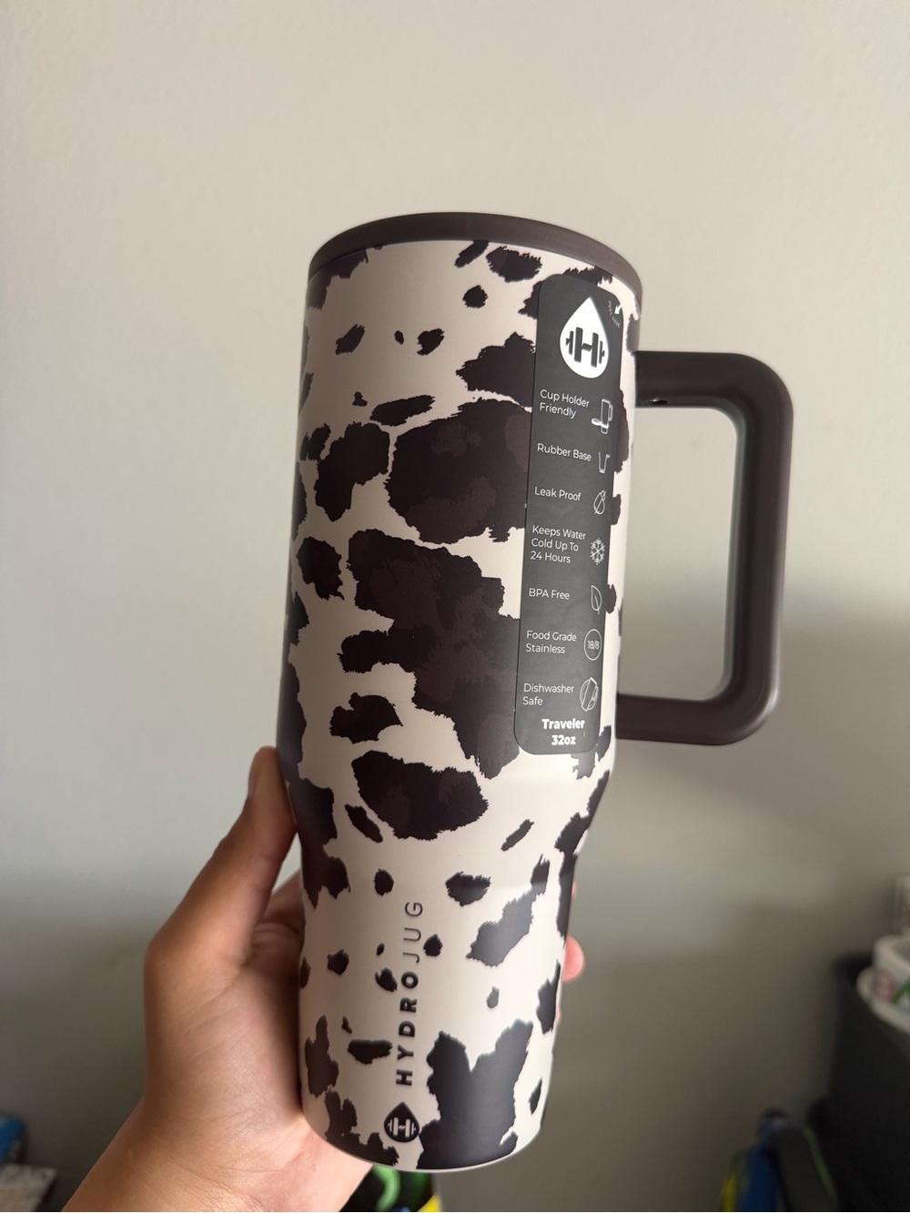 Hydrojug American Frontier Cow Print 40 or 32oz